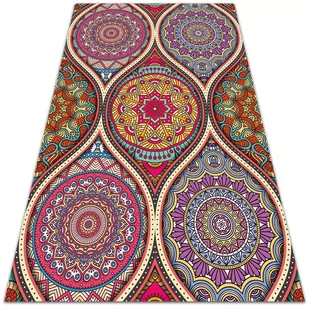 Dywan na taras zewnętrzny Kolorowa mandala 60x90 cm - Dywany zewnętrzne - miniaturka - grafika 1