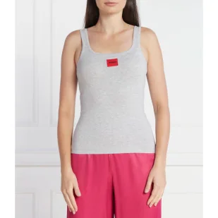 Hugo Bodywear Top Slim Fit - Koszulki i topy damskie - miniaturka - grafika 1