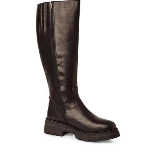 Marco Tozzi Damskie 2-26689-45 modne kozaki, czarne, 39 EU, czarny, 39 EU