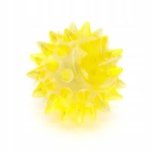 Zabawka dla kota psa jeżyk LED kulka z kolcami świecąca migająca jeż ŻÓŁTY - Zabawki dla kotów Zabawka dla kota psa jeżyk LED kulka z kolcami świecąca migająca jeż ŻÓŁTY - Zabawki dla kotów - miniaturka - grafika 1