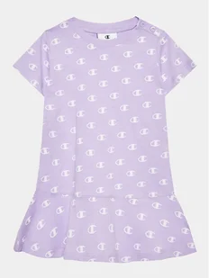 Champion Sukienka codzienna 404687 Fioletowy Regular Fit - Sukienki i spódniczki dla dziewczynek - miniaturka - grafika 1