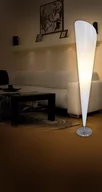 Lampy stojące - Naeve Leuchten Tulip 210623 lampa stojąca, wysokość: 162 cm,  30 cm, metal, kolor biały 210623 - miniaturka - grafika 1