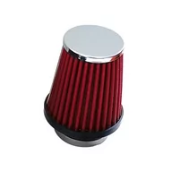 Filtry powietrza - Filtr powietrza stożkowy 130x120 fi 60-77 czerwony - miniaturka - grafika 1