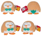 Maskotki i pluszaki - Pokemon Pluszak Maskotka Rowlet Śpiący 12Cm Jazwares - miniaturka - grafika 1