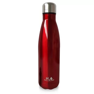 PURO PURO H2O Butelka termiczna ze stali nierdzewnej 500 ml (Shiny Red) H2O500B1RED - Butelki termiczne - miniaturka - grafika 1