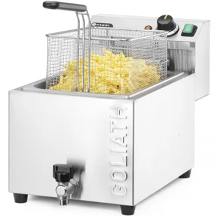 Najmocniejsza frytownica frytkownica z kranem HENDI GOLIATH 400V 10.2kW 10L - Frytownice gastronomiczne - miniaturka - grafika 1