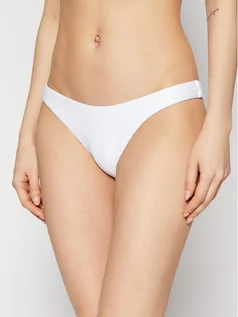 Stroje kąpielowe - Seafolly Dół od bikini High Cut 40305-640 Biały - grafika 1