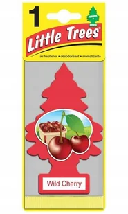Little Trees choinka zapachowa WILD CHERRY 1 szt - Zapachy samochodowe - miniaturka - grafika 1