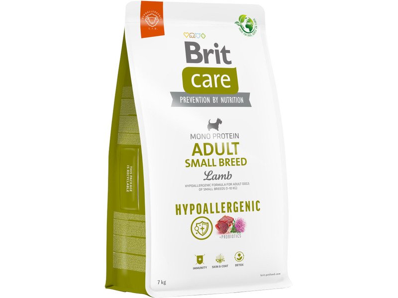 Brit Care Hypoallergenic Adult Small Lamb&Rice 7kg