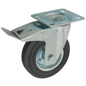 Zawiasy, okucia i inne akcesoria - Zestaw jezdny obrotowy z hamulcem 125 mm/125 kg - miniaturka - grafika 1