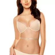Biustonosze - Vivisence 1040 Biustonosz Push-Up Klasyczny Gładki Specjalistyczny, Beżowy,80C - miniaturka - grafika 1