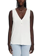 Koszulki i topy damskie - Esprit Collection Top z dżerseju, Tencel™ Lyocell, biały, XL - miniaturka - grafika 1