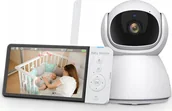 Elektroniczne nianie i monitory oddechu - Elektroniczna niania HD kamera dziecko NA ŻYWO tryb nocny duży wyświetlacz - miniaturka - grafika 1