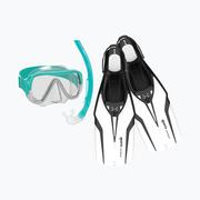 Maski do nurkowania - Zestaw do nurkowania Mares Nateeva Keewee white - miniaturka - grafika 1