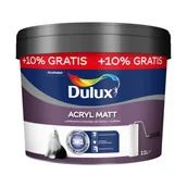 Farby wewnętrzne - Farba lateksowa Acryl Matt 10 l + 10% Dulux - miniaturka - grafika 1