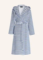 Moda i Uroda OUTLET - Cawö Szlafrok Damski Z Kapturem blau - miniaturka - grafika 1