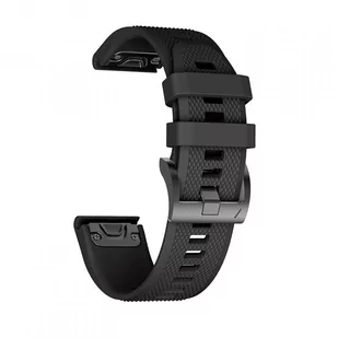 Garmin TECH-PROTECT Pasek TECH-PROTECT Smooth do Fenix 5 Czarny - Akcesoria do pulsometrów i zegarków sportowych - miniaturka - grafika 4