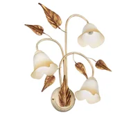 Lampy ścienne - Kinkiet Vanda 3-punktowy, kość słoniowa - miniaturka - grafika 1