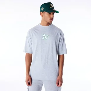 New Era MLB World Series koszulka oversize Oakland Athletics Heather Grey Whitete - Koszulki męskie - miniaturka - grafika 1