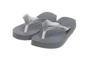 Klapki i japonki damskie - Havaianas Klapki Dziecięce Japonki Szare Wsuwane 23-24 Jtk - miniaturka - grafika 1