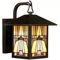Lampy ogrodowe - Quoizel INGLENOOK QZ/INGLENOOK2/S kinkiet 1x60W E27 - miniaturka - grafika 1