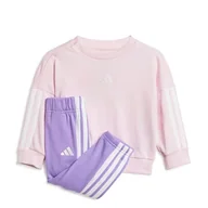 Bluzy dla chłopców - adidas Uniseks - niemowlęta ESSENTIALS JOGGER, clear pink/white/lavendar, 3-6 Months - miniaturka - grafika 1