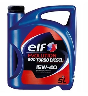 ELF Evolution 500 Turbo Diesel 15W-40 5L - Oleje silnikowe - miniaturka - grafika 1