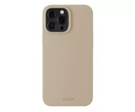Etui i futerały do telefonów - Holdit Silicone Case iPhone 13 Pro Max Latte Beige - miniaturka - grafika 1