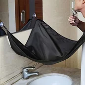 Peleryny fryzjerskie - TEMU Trwała fryzjerska kaplica z poliestru z przyssawkami, czarna - Regulowany zamknięcie na zamek, i antystatyczny do profesjonalnego fryzjera i - miniaturka - grafika 1