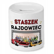 Skarbonki - Skarbonka 330 ml Dla Staszka Syna Dziecka Prezent z Nadrukiem ze Zdjęciem + Opakowanie na prezent (wzór 01) - miniaturka - grafika 1