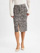 Spódnice - JOOP! Spódnica damska Kobiety Bawełna brązowy wzorzysty, 34 - miniaturka - grafika 1