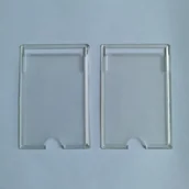 Inne - TEMU Zestaw 2 szt. Przezroczystych Portfeli na Telefon z Uchwytem na Karty - Elegancki Plastikowy Wzór, Bezpieczne Samoprzylepne Kieszenie na Karty - miniaturka - grafika 1