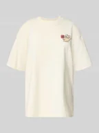 Koszulki i topy damskie - T-shirt typu oversized z nadrukiem z motywem - miniaturka - grafika 1