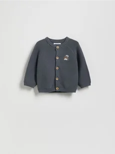 Reserved - Sweter z haftem - ciemnoszary - Bluzki dla niemowląt - miniaturka - grafika 1