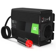 Przetwornice samochodowe - Green cell 12V na 230V 150W/300W Czysta sinusoida INV29 - miniaturka - grafika 1