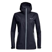 Kurtki damskie - Salewa Damska kurtka przeciwdeszczowa Puez (Aqua 3) Ptx W Jkt, granatowy klasy premium., 50 - miniaturka - grafika 1