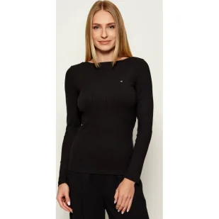 Tommy Hilfiger Bluzka Slim Fit - Bluzki damskie - miniaturka - grafika 1