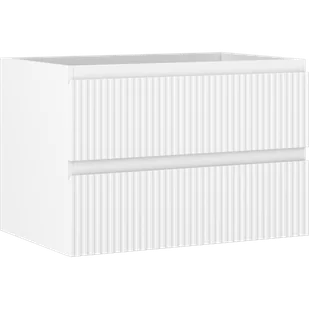 Mexen Rivel szafka łazienkowa podumywalkowa 70 cm, 2 szuflady, ryflowana , biała mat - 91A20-07047-2-BFF01 - Szafki łazienkowe - miniaturka - grafika 1