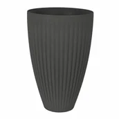 Donice - Donica wysoka Lotus śr.40 cm antracytowa Vog - miniaturka - grafika 1