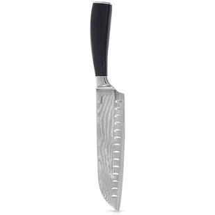 Nóż Santoku stalowy DAMASCUS 31 cm - Noże kuchenne - miniaturka - grafika 1