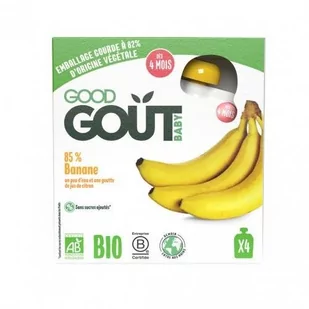 Good Gout Bio Banan, 4X85G - Zdrowa żywność - miniaturka - grafika 1