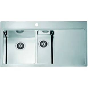 Alveus PURE 60 stal SATYNA 1103654 - Zlewozmywaki - miniaturka - grafika 1