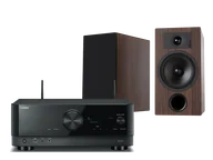 Kino domowe - Yamaha RX-V4A (czarny) + Tesi 3 (mokka) - miniaturka - grafika 1