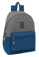 Torby na laptopy - MUNICH STREET Plecak na laptopa 14,1", idealny dla młodzieży w różnym wieku, wygodny i wszechstronny, jakość i wytrzymałość, 31 x 13 x 43 cm, Szary/Niebieski, M, Casual - miniaturka - grafika 1