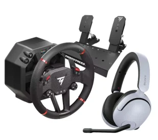 Thrustmaster T598 Direct Axial Drive do PC, PS4, PS5 Force Feedback + Słuchawki Sony INZONE H5 Biały - Kontrolery gier na PC - miniaturka - grafika 1