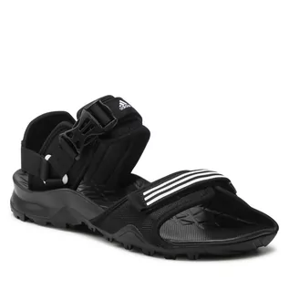 Skarpetki męskie - Sandały adidas - Cyprex Ultra Sandal Dlx GY6115 Core Black/Cloud White/Core Black - grafika 1