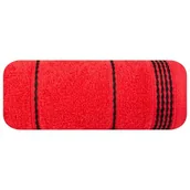 Ręczniki - Euro Firany Ręcznik Euro Kol. Mira 13 - 500 GSM Czerwony1 50x90 1216518 - miniaturka - grafika 1