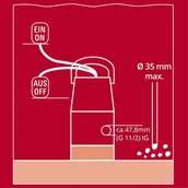 Pompy wodne - Einhell GC-DP 7035 LL POMPA ZANURZENIOWA DO BRUDNEJ WODY - miniaturka - grafika 1