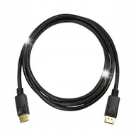 Kable komputerowe i do monitorów - Kabel Techly DisplayPort 1.4 8K DP-DP M/M 2m czarny - miniaturka - grafika 1