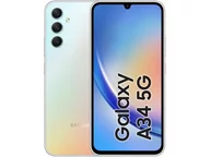 Telefony komórkowe - Samsung Galaxy A34 5G 6GB/128GB Dual Sim Srebrny SM-A346BZSAEUE - miniaturka - grafika 1